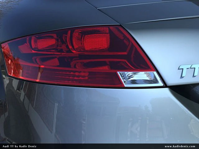 audi tt full scene 3D Model .c4d .max .obj .3ds .fbx .stl .blend 