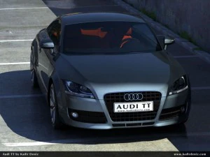audi tt full scene 3D Model