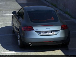 audi tt full scene 3D Model