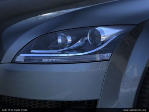 audi tt full scene 3D Model