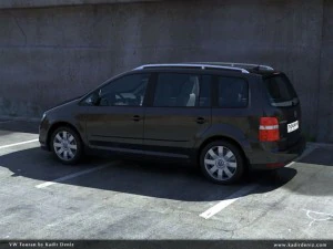 vw touran full scene 3D Model