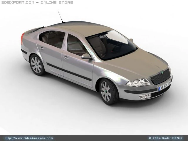 skoda octavia 2005 3D Model .c4d .max .obj .3ds .fbx .stl .blend 