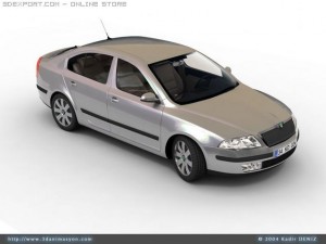skoda octavia 2005 3D Model