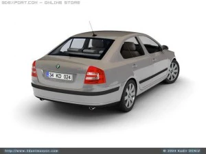 skoda octavia 2005 3D Model