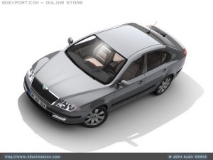 skoda octavia 2005 Modelo 3D