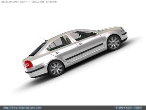 skoda octavia 2005 Modelo 3D