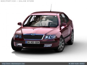 skoda octavia 2005 Modelo 3D
