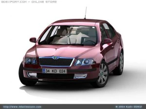 skoda octavia 2005 3D Model