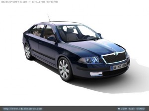 skoda octavia 2005 Modelo 3D