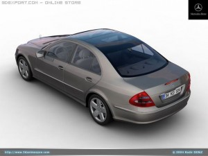 mercedes e series Modèle 3D