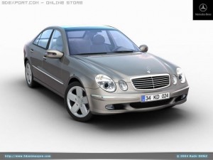 mercedes e series Modèle 3D