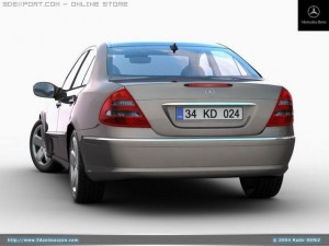 mercedes e series Modèle 3D