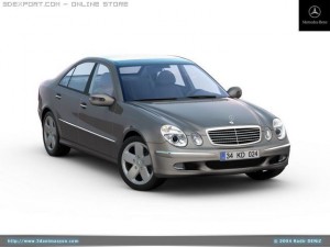 mercedes e series Modèle 3D