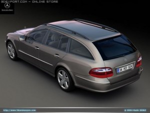 mercedes e series Modèle 3D