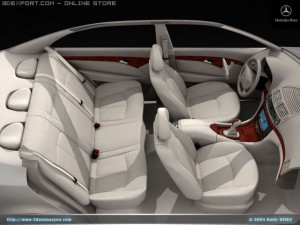 mercedes e series Modèle 3D
