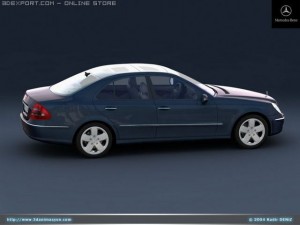 mercedes e series Modèle 3D