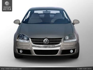 폭스바겐 제타 3D 모델