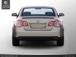 폭스바겐 제타 3D 모델