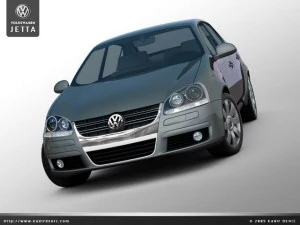 폭스바겐 제타 3D 모델