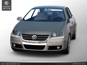 폭스바겐 제타 3D 모델