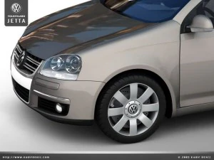 폭스바겐 제타 3D 모델