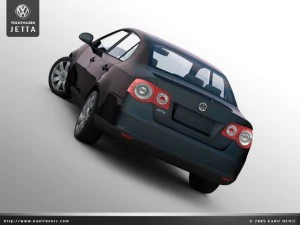 폭스바겐 제타 3D 모델