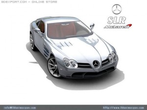 mercedes slr mclaren Modelo 3D