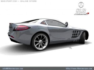mercedes slr mclaren Modelo 3D