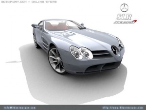 mercedes slr mclaren Modelo 3D