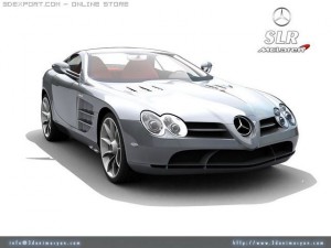 mercedes slr mclaren Modelo 3D