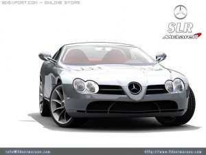 mercedes slr mclaren Modelo 3D