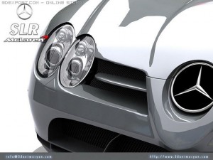 mercedes slr mclaren Modelo 3D