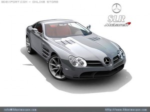 mercedes slr mclaren Modelo 3D