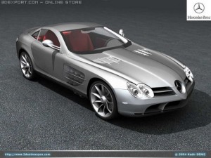mercedes slr mclaren Modelo 3D