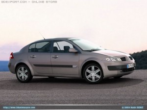 megane ii sedan 3D Модель
