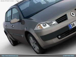 megane ii sedan 3D Model