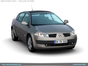 megane ii sedan 3D Model