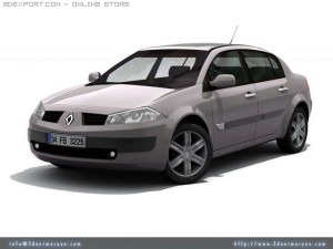 megane ii sedan 3D Model