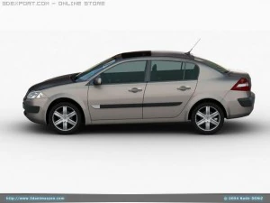 megane ii sedan 3D Model