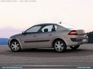 megane ii sedan 3D Model
