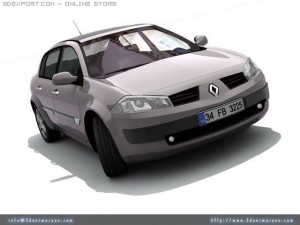 megane ii sedan 3D Model