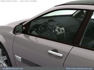 megane ii sedan 3D Model