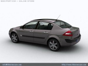 megane ii sedan 3D Model