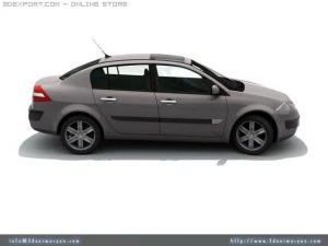 megane ii sedan 3D Model