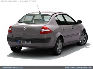 megane ii sedan 3D Model