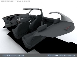 megane ii sedan 3D Model