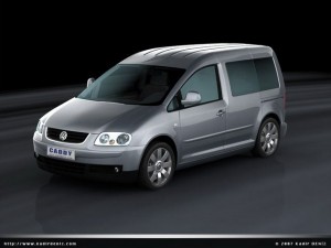 vw caddy 2007 kombi 3D 모델