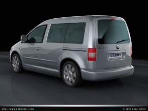 vw caddy 2007 kombi 3D 모델