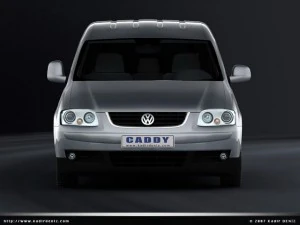 vw caddy 2007 kombi 3D Model