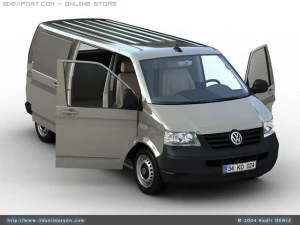 van transportadora vw Modelo 3D